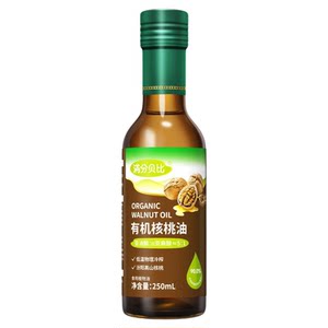 满分贝比旗舰店满分贝比100%有机核桃油儿童热炒食用油送宝宝婴幼儿辅食凉拌油