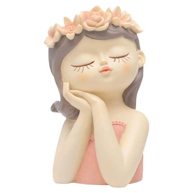 仙女花盆中号创意人头多肉花盆