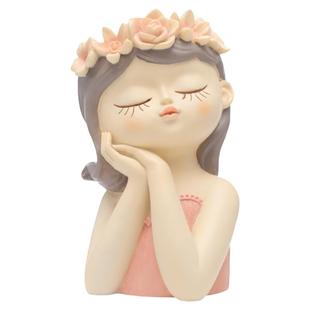 仙女花盆中号创意人头多肉花盆小花瓶植物盆栽客厅干花装饰少女心