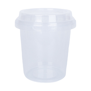 冰糖烤梨打包盒一次性商用带盖水果捞桶炖雪梨专用杯小吊梨汤杯子