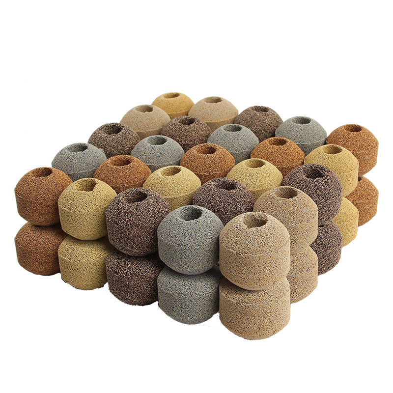 创宁鱼缸过滤材料细菌屋陶瓷环净化水质过滤石纳米石英球净水滤材