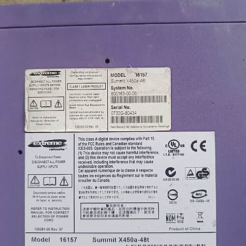 询价-extreme summit x450a-48t 极进48口