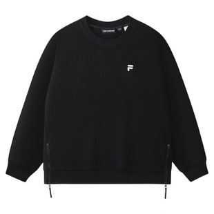 FILA FUSION斐乐潮牌情侣卫衣男女2026秋季新款宽松套头运动上衣