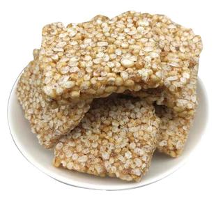 湖北仙桃土特产麻叶子麦芽糖炒米米子糖天门米花糖特色点心麻糖