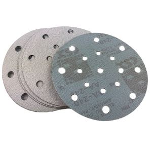 意大利热销费斯托6寸17孔干磨砂纸、抛光砂皮白砂150打磨抛光砂纸