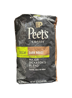 美国进口Peet's皮爷低卡因咖啡豆