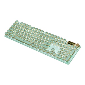 K74复古朋克三模高颜值机械键盘