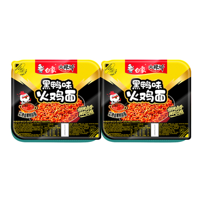 白象大辣娇黑鸭味火鸡拌面