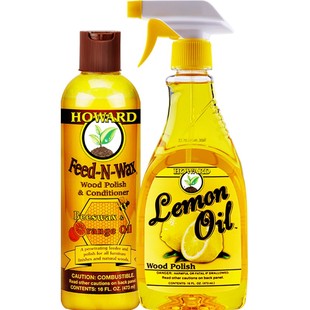 美国HOWARD木地板蜡实木复合地板精油红木家具清洁去污剂保养套装