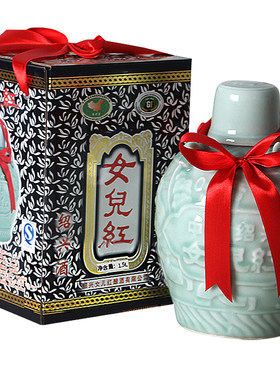 女儿红1.5l礼盒装花雕酒绍兴黄酒