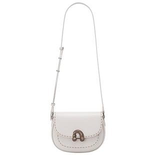 Amazing Song乙颂栗子包小号新款牛皮高级通勤马鞍包女斜挎单肩包