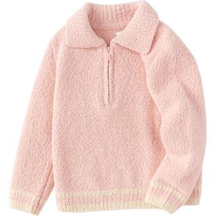 巴拉巴拉童装儿童毛衣男童女童套头针织衫冬中高领打底衫