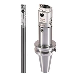 SDJ微调精镗头抗震钨钢小孔径镗刀杆加工中心精镗刀可调精镗套装