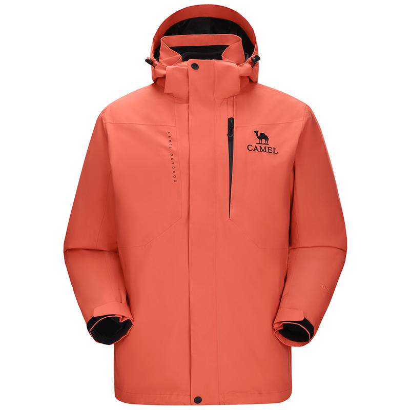 【胡可推荐】骆驼户外三合一男女冲锋衣防风防水登山服旅游外套