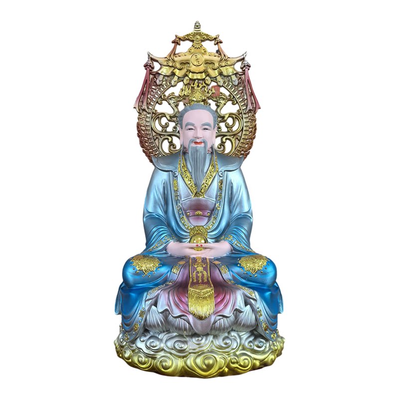三清神像树脂新款三清祖师佛像元始天尊灵宝天尊太上老君神像