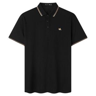 【礼袋装】海澜之家马到成功POLO衫26夏新凉感中年父亲短袖T恤男
