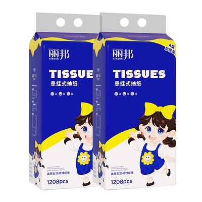 丽邦悬挂式大包抽纸卫生纸面巾纸