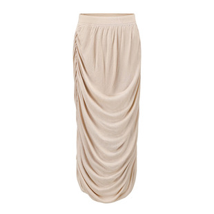 SWAYING/KINT 设计师品牌 25秋冬新品 纯色双层褶皱半裙 SOLSOL