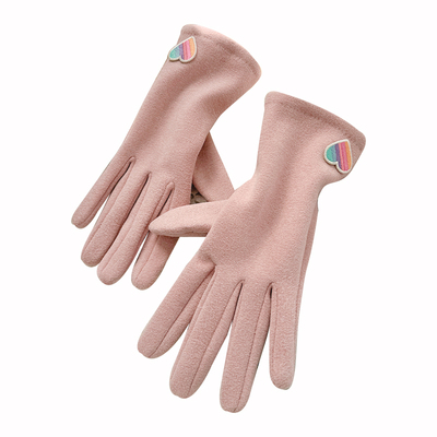 手套女款秋冬天防寒加绒加厚