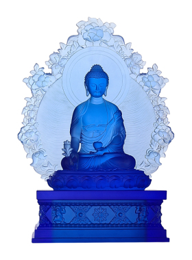 药师佛手势家用装饰品琉璃