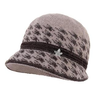 2024新款妈妈帽子毛线帽奶奶老太太中老年人保暖秋冬时髦针织帽子