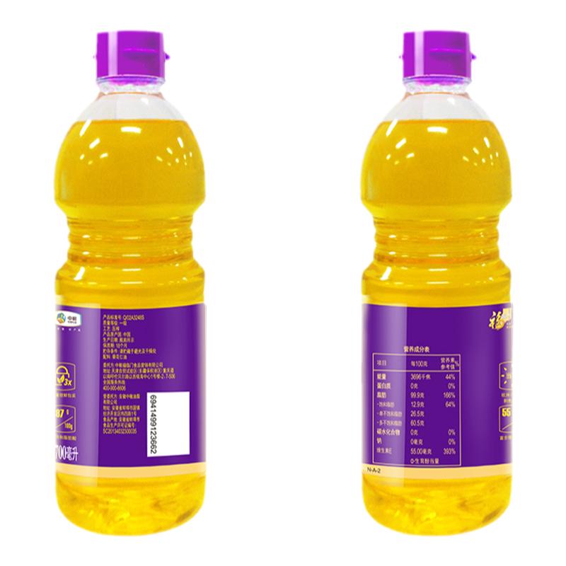 福临门营养家小黑葵葵花仁油700ml*1瓶食用油