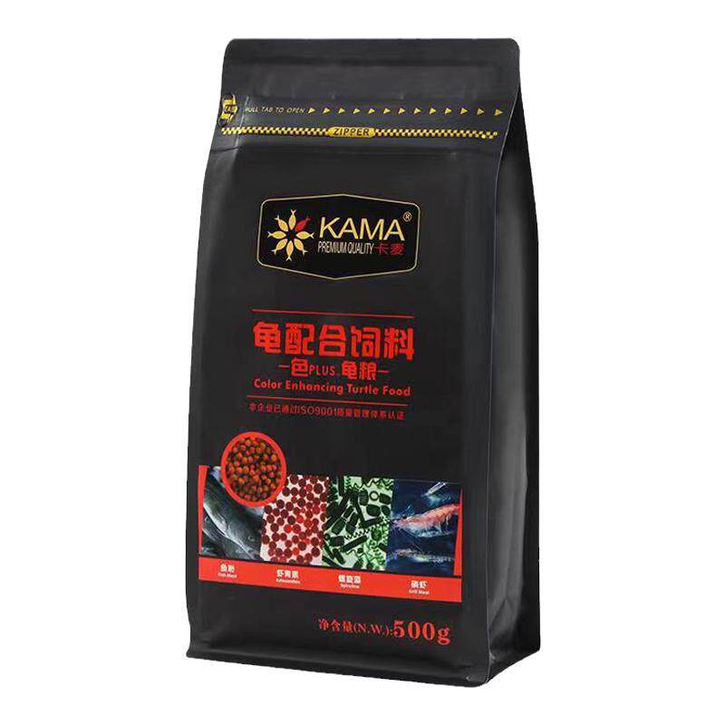 卡麦发色龟粮增色火焰龟红面蛋龟剃刀龟饲料黄缘龟半水上浮幼龟粮