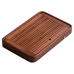 臻仙新中式花梨木茶盘整块实木家用功夫茶具储排两用小型茶台