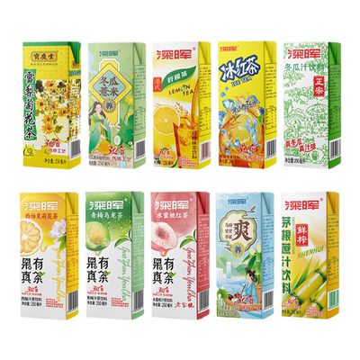 深晖多口味饮料清爽解渴