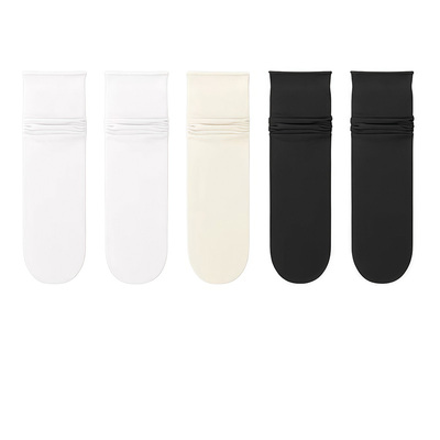 一次性冰丝免洗防臭长筒袜