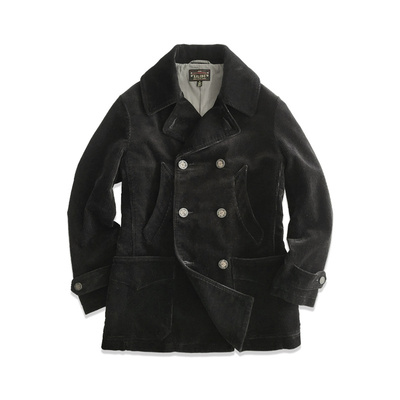 西里布休闲春秋冬双排扣西服大衣