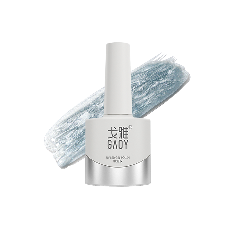 gaoy戈雅螺纹贝壳甲油胶2025年新款网红爆款珠光珍珠贝母纹理美甲