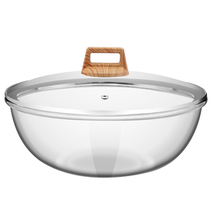 和面盆家用烘焙揉面不沾面带盖玻璃盆发面盆揉面盆透明碗打蛋盆子