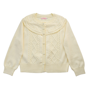 [晚梨]质量好的Lolita毛衣开衫复古针织开衫软妹外套少女可爱外套