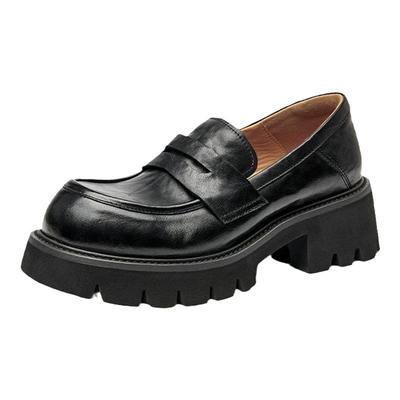 BeauToday厚底乐福鞋英伦小皮鞋