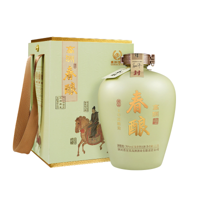 高洲春酿浓香型70度2.5L稀缺酒体