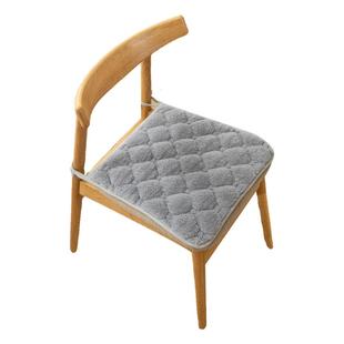 秋冬加厚梯形餐椅垫方形办公椅垫屁垫汽车垫木凳垫子茶凳坐垫纯色