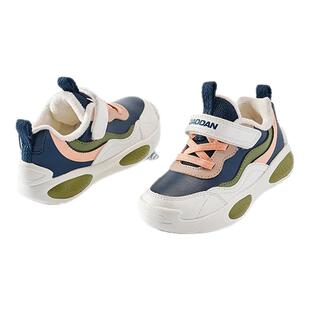 乔丹儿童宝宝加绒棉鞋2026冬季新款婴童加厚运动鞋鞋子男童机能鞋