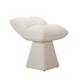 可旋转化妆凳设计师奶油风主卧室梳妆台椅子衣帽间女生家用梳妆凳