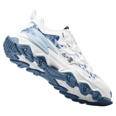 特步山海老爹鞋男2026新款春季百搭男鞋厚底增高休闲鞋复古运动鞋