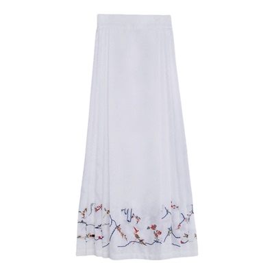 【仿孔府花鸟绣花马面裙】定制