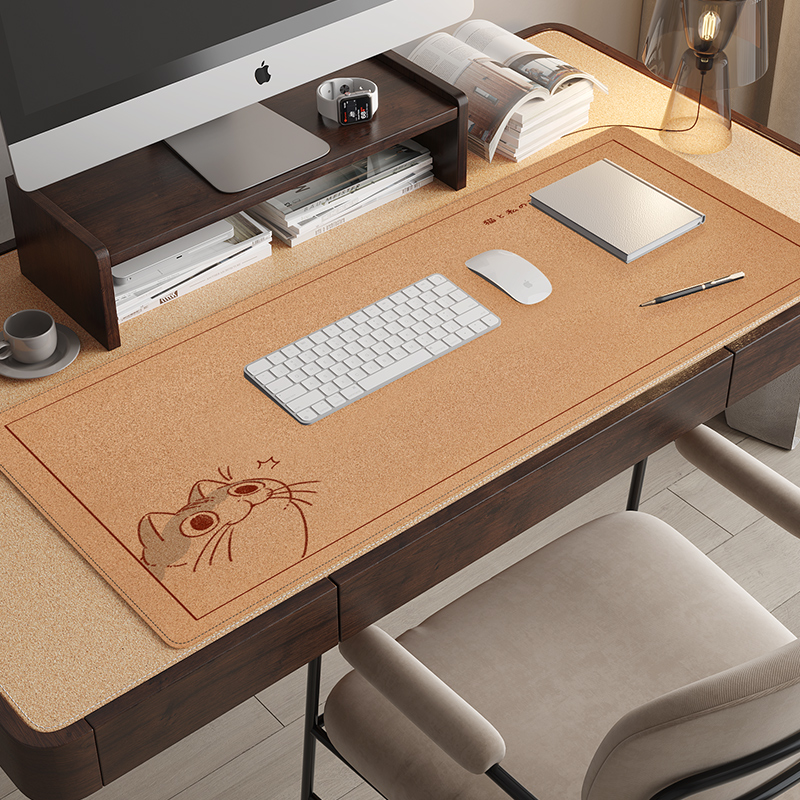 【软橡木】学生书桌垫子办公室电脑儿童学习桌写字台桌布防水免洗