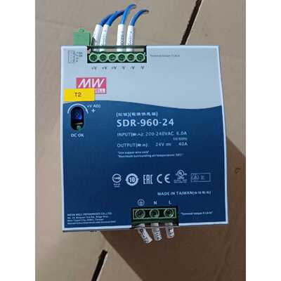 明纬SDR96024导轨式开关电源台湾原装24V4