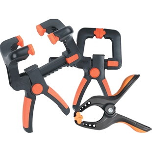 TACTIX 拓为 尼龙夹 木工夹持夹具 木工快速夹木工工具出口德国