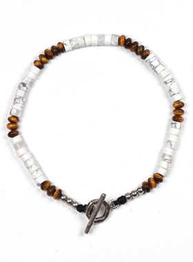 pohier宝喜儿男女虎眼石手链