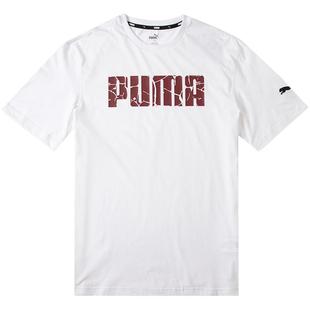 PUMA彪马官方旗舰店短袖男2026新款运动纯棉半袖体恤男士情侣T恤