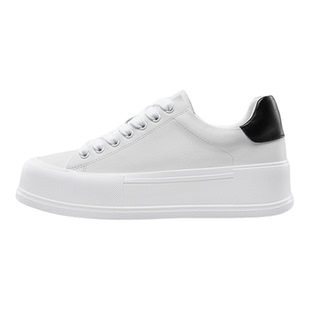 奥莱专供Nine West/玖熙2026年春厚底板鞋女增高休闲鞋时尚小白鞋