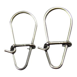 路亚葫芦形别针304不锈钢强力增强别针压平加强双圈假饵连接器