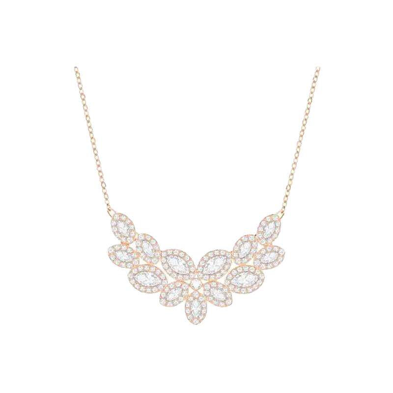 【自营】Swarovski/施华洛世奇树叶形状情侣项链水晶吊坠5528751