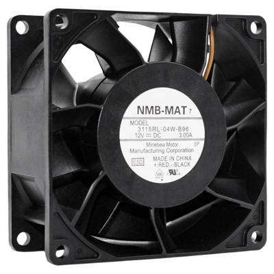 NMB暴力8038大风量服务器风扇12V